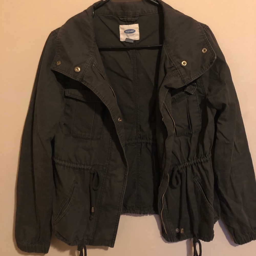 Olive utility jacket